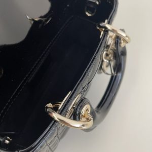 Replica Dior Lady D-Joy Mini Bag Black Patent 3 Replica Dior Lady D-Joy Mini Bag Black Patent - elite superclone designer purse