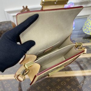 Replica Louis Vuitton Dauphine Mini Tan 3 Replica Louis Vuitton Dauphine Mini Tan - premium-grade designer purse dupe