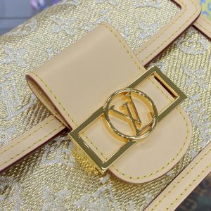 Replica Louis Vuitton Dauphine Mini Tan 2 Replica Louis Vuitton Dauphine Mini Tan - 1:1 designer replica handbag