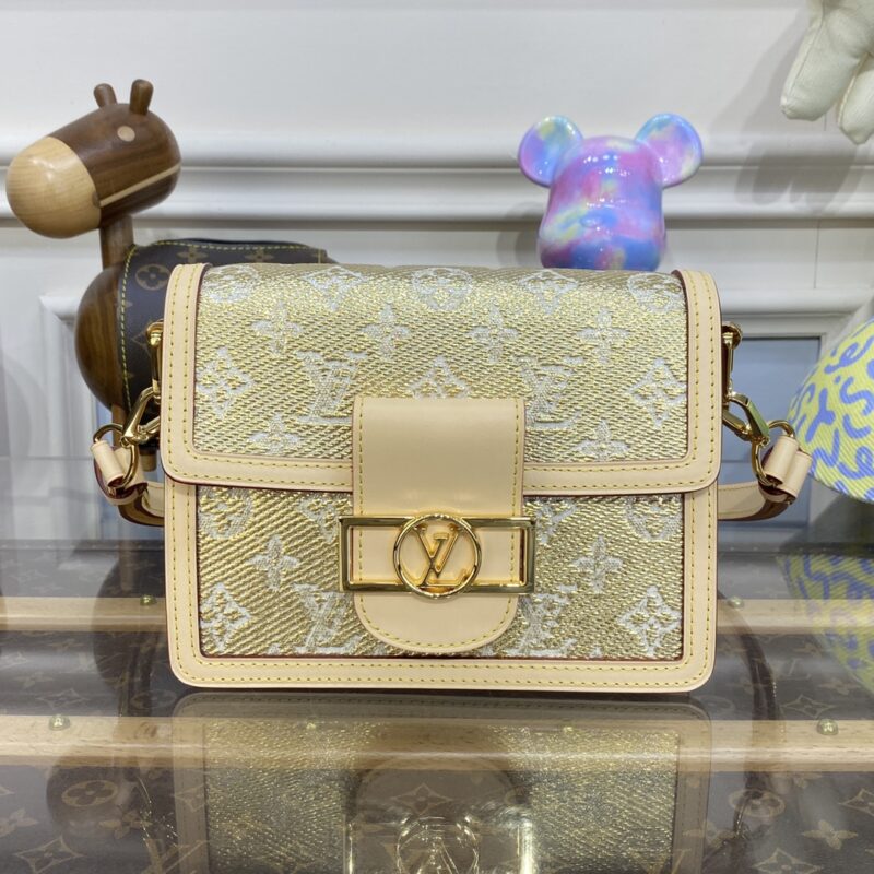 Replica Louis Vuitton Dauphine Mini Tan 1 Replica Louis Vuitton Dauphine Mini Tan - premium-grade designer purse dupe