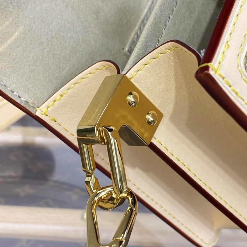 Replica Louis Vuitton Dauphine Mini Tan 5 Replica Louis Vuitton Dauphine Mini Tan - authentic-look luxury purse replica