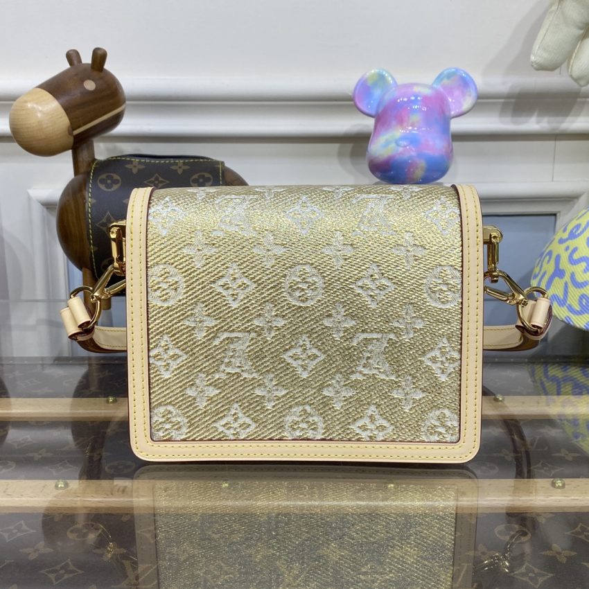 Replica Louis Vuitton Dauphine Mini Tan 7 Replica Louis Vuitton Dauphine Mini Tan - high-end fake designer purse