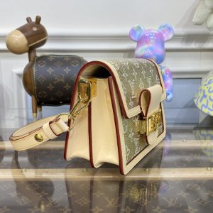 Replica Louis Vuitton Dauphine Mini Tan 8 Replica Louis Vuitton Dauphine Mini Tan - high-end fake designer purse