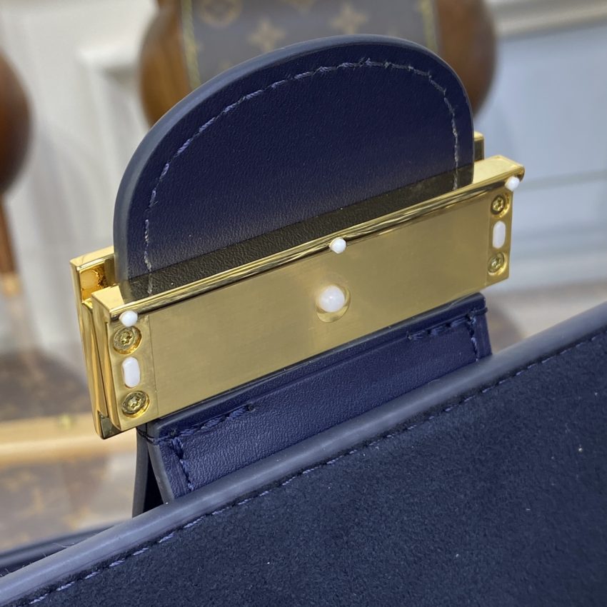 Replica Louis Vuitton Dauphine Mini Blue 3 Replica Louis Vuitton Dauphine Mini Blue - authentic-look luxury purse replica