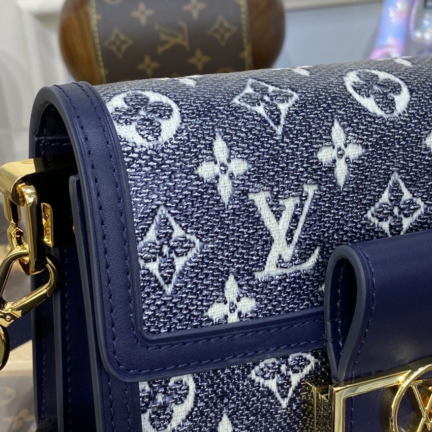 Replica Louis Vuitton Dauphine Mini Blue 9 Replica Louis Vuitton Dauphine Mini Blue - best-selling designer handbag dupe