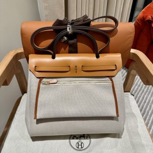 Replica Hermes Herbag 31cm Circuit Orange 2 Replica Hermes Herbag 31cm Circuit Orange - realistic designer-inspired fake bag
