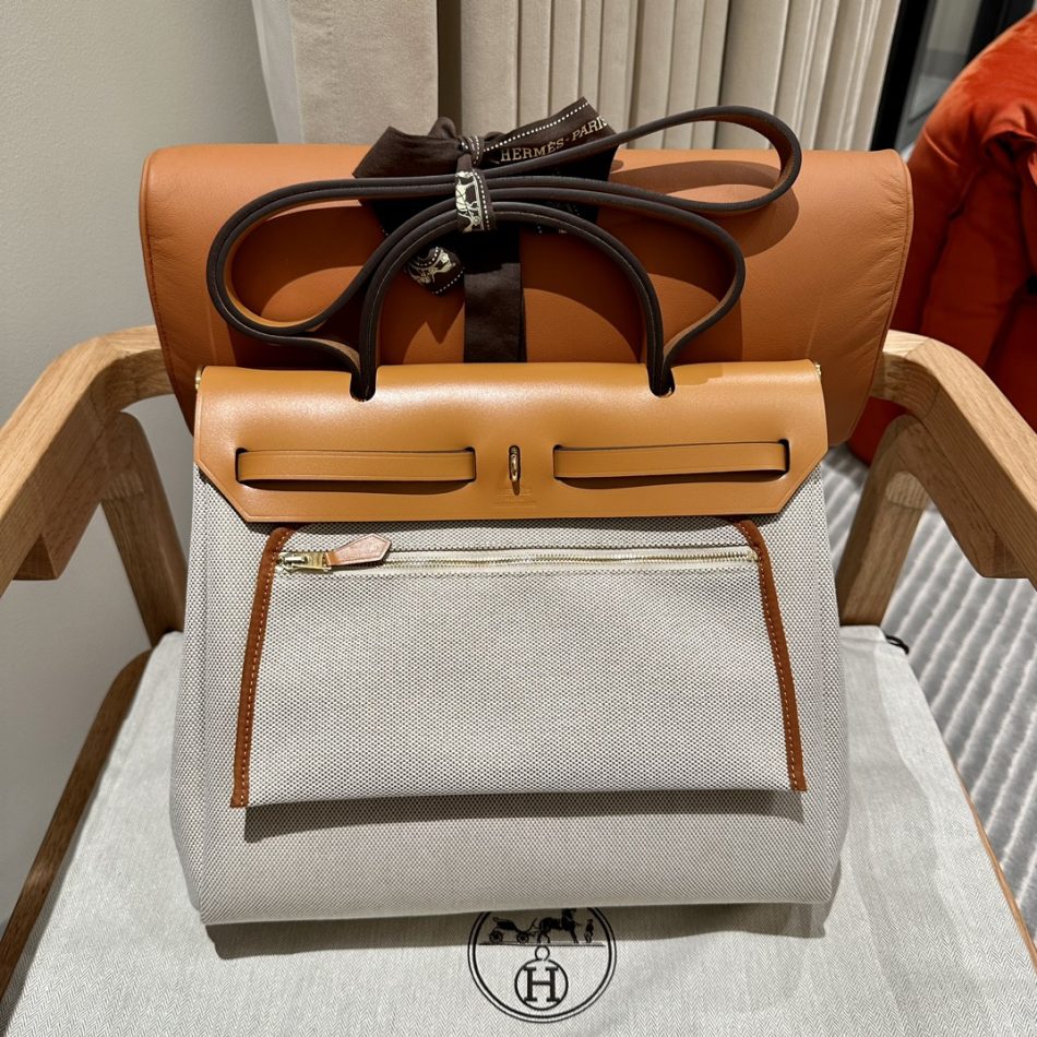 Replica Hermes Herbag 31cm Circuit Orange 2 Replica Hermes Herbag 31cm Circuit Orange - realistic designer-inspired fake bag