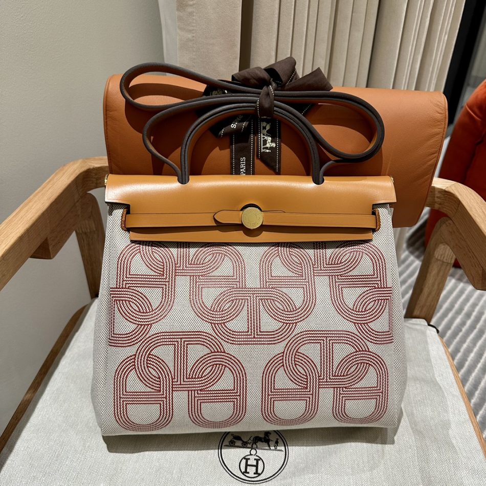 Replica Hermes Herbag 31cm Circuit Orange 1 Replica Hermes Herbag 31cm Circuit Orange - premium-grade designer purse dupe
