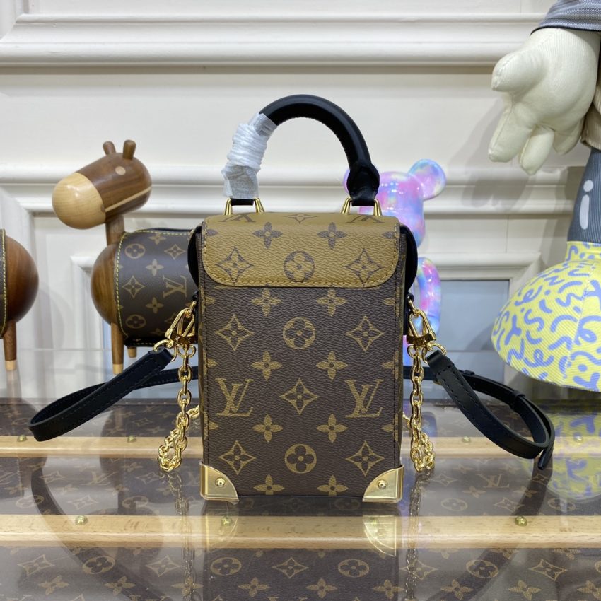 Replica Louis Vuitton Camera Box Brown - top-tier luxury replica shoulder bag