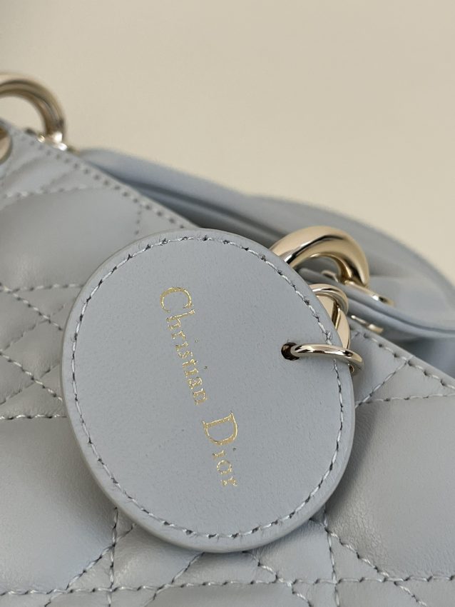 Replica Dior Lady D-Joy Bag Sky Blue 4 Replica Dior Lady D-Joy Bag Sky Blue - high-accuracy replica luxury purse