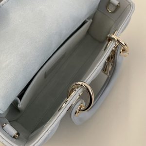 Replica Dior Lady D-Joy Bag Sky Blue 6 Replica Dior Lady D-Joy Bag Sky Blue - high-accuracy replica luxury purse