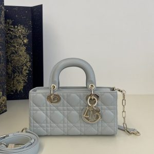Replica Dior Lady D-Joy Bag Sky Blue 1 Replica Dior Lady D-Joy Bag Sky Blue - near-authentic luxury replica handbag