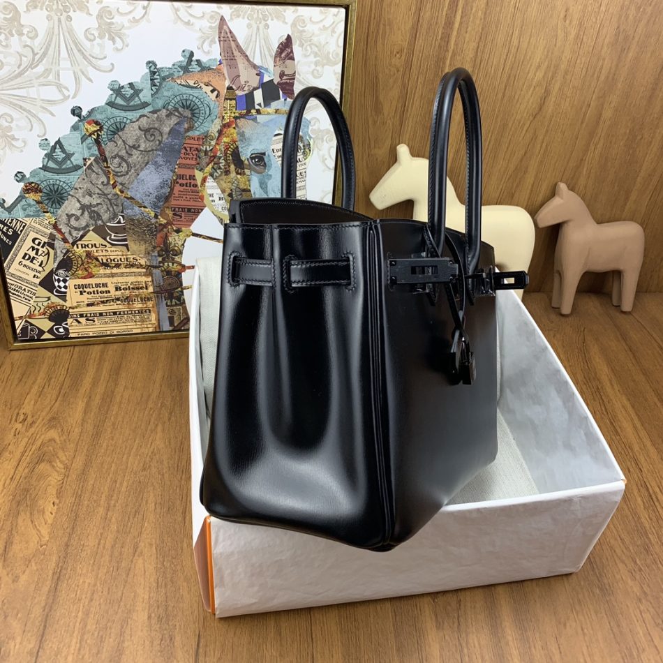 Replica Hermes Birkin Royal Box Black 4 Replica Hermes Birkin Royal Box Black - authentic-look luxury purse replica