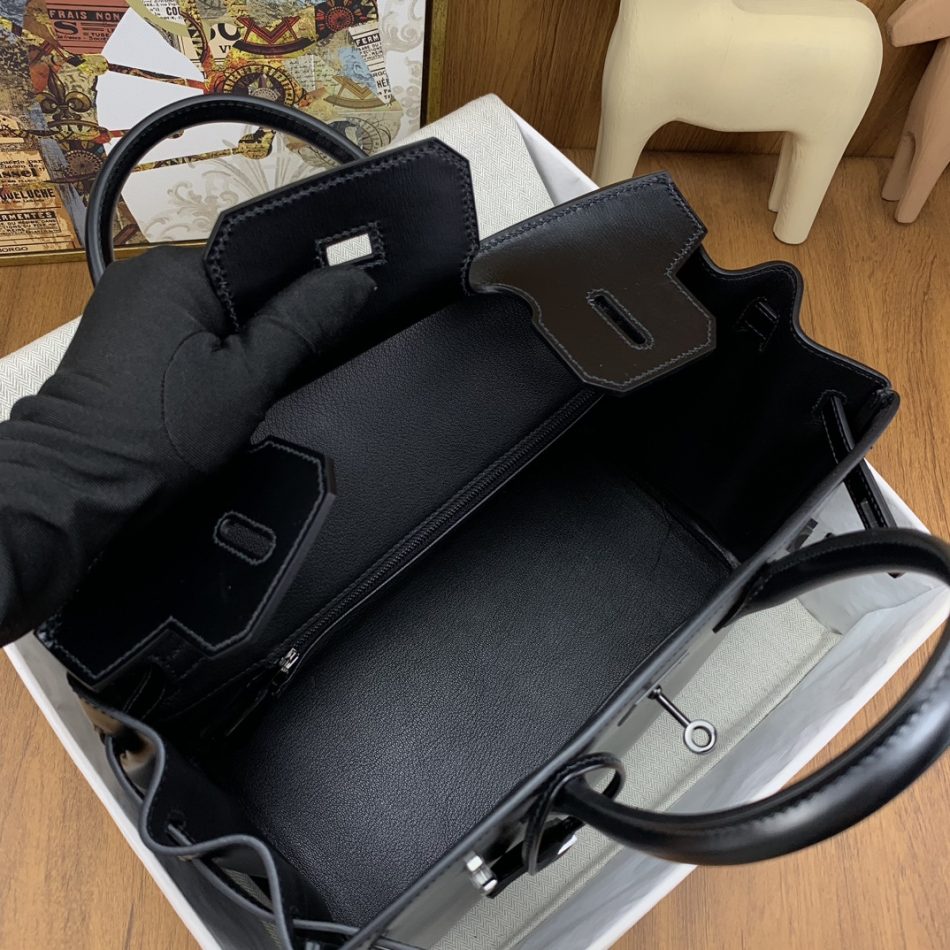 Replica Hermes Birkin Royal Box Black 2 Replica Hermes Birkin Royal Box Black - elite superclone designer purse