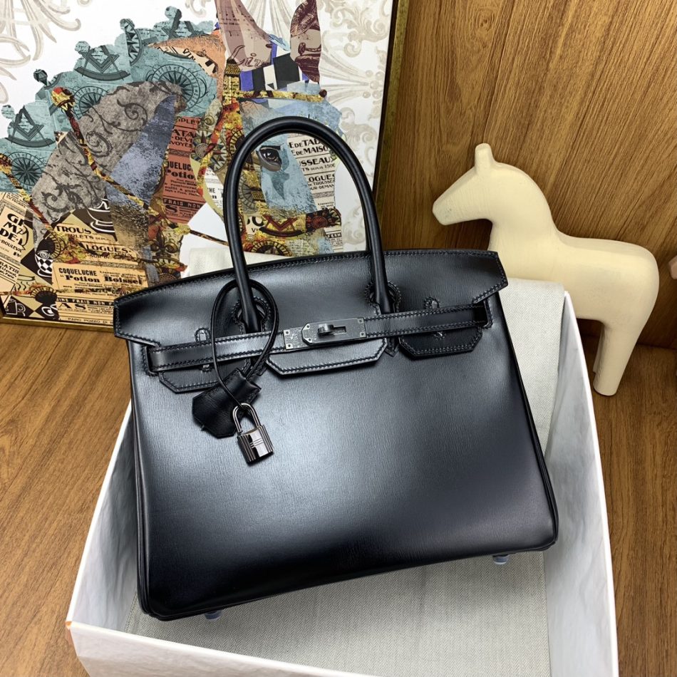 Replica Hermes Birkin Royal Box Black 1 Replica Hermes Birkin Royal Box Black - premium 1:1 fake handbag model