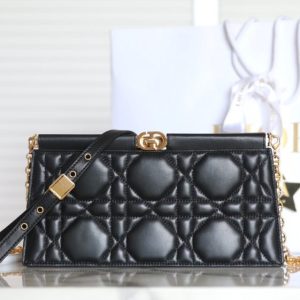 Replica Dior Miss Caro Noire Clutch 6 Replica Dior Miss Caro Noire Clutch - premium 1:1 fake handbag model