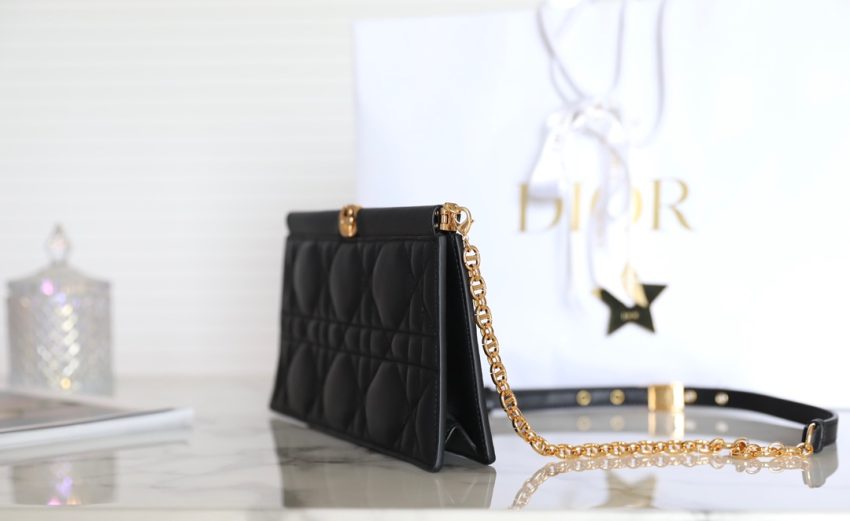 Replica Dior Miss Caro Noire Clutch 7 Replica Dior Miss Caro Noire Clutch - best quality luxury bag dupe