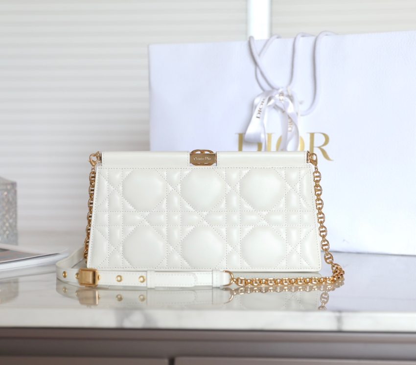 Replica Dior Miss Caro Noire Clutch White 2 Replica Dior Miss Caro Noire Clutch White - best-selling designer handbag dupe