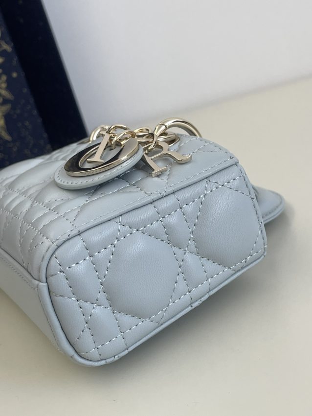Replica Dior Lady D-Joy Mini Bag Sky Blue 5 Replica Dior Lady D-Joy Mini Bag Sky Blue - realistic designer-inspired fake bag