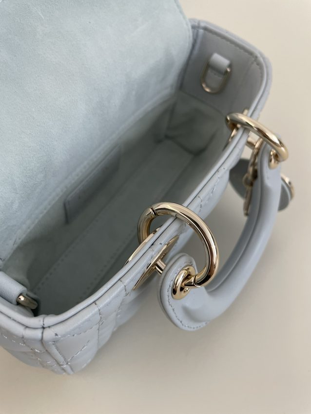Replica Dior Lady D-Joy Mini Bag Sky Blue 6 Replica Dior Lady D-Joy Mini Bag Sky Blue - ultra-realistic fake designer tote