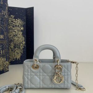 Replica Dior Lady D-Joy Mini Bag Sky Blue 1 Replica Dior Lady D-Joy Mini Bag Sky Blue - top-rated replica designer bag