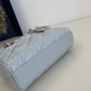 Replica Dior Lady D-Joy Mini Bag Sky Blue 2 Replica Dior Lady D-Joy Mini Bag Sky Blue - authentic-look luxury purse replica