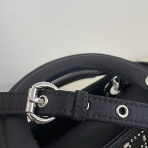 Replica Lady Dior Mini Satin Black 4 Replica Lady Dior Mini Satin Black - near-authentic luxury replica handbag