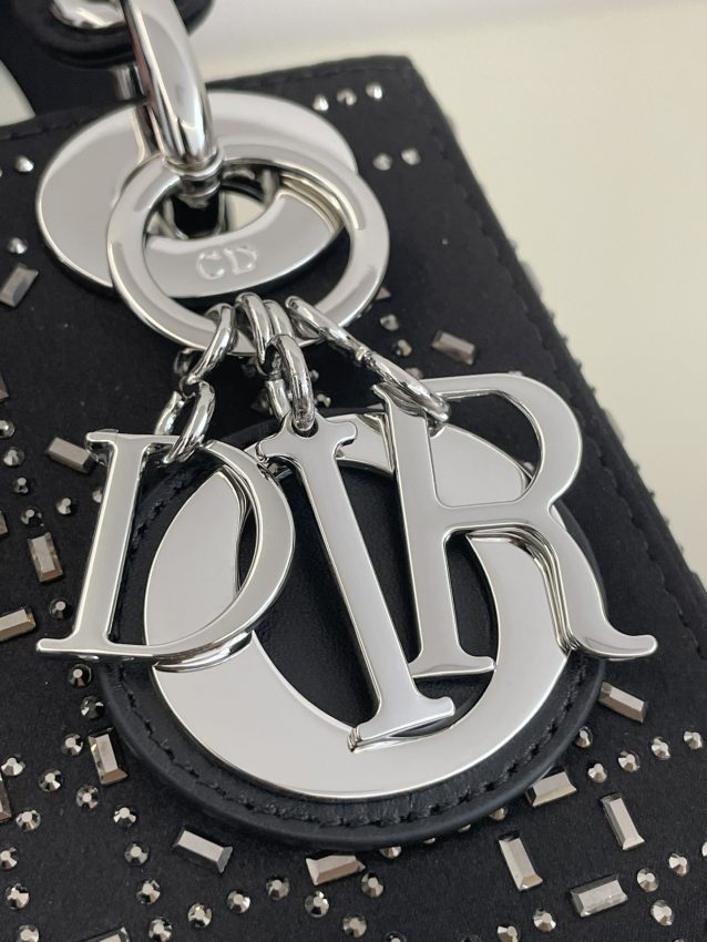 Replica Lady Dior Mini Satin Black 8 Replica Lady Dior Mini Satin Black - high-quality designer bag clone