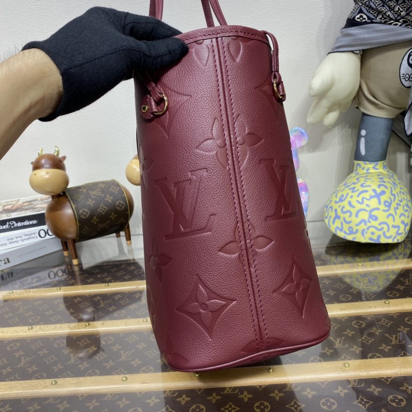 Replica Louis Vuitton Neverfull MM Bordeaux - ultra-realistic fake designer tote