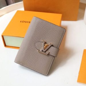 Replica Louis Vuitton Vertical Compact Wallet Beige 4 Replica Louis Vuitton Vertical Compact Wallet Beige - authentic-look luxury purse replica
