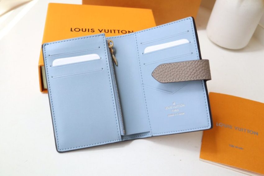 Replica Louis Vuitton Vertical Compact Wallet Beige 10 Replica Louis Vuitton Vertical Compact Wallet Beige - premium-grade designer purse dupe