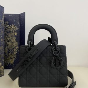 Replica Lady Dior Matte Black ABC 1 Replica Lady Dior Matte Black ABC - elite superclone designer purse