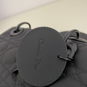 Replica Lady Dior Matte Black ABC 6 Replica Lady Dior Matte Black ABC - premium-grade designer purse dupe