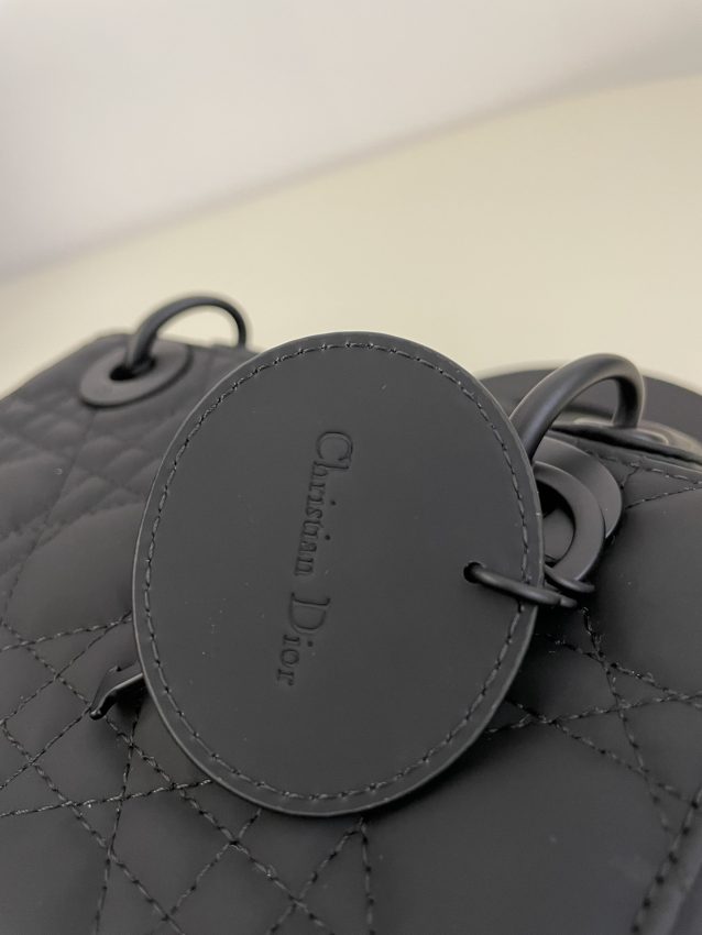 Replica Lady Dior Matte Black ABC 6 Replica Lady Dior Matte Black ABC - premium-grade designer purse dupe