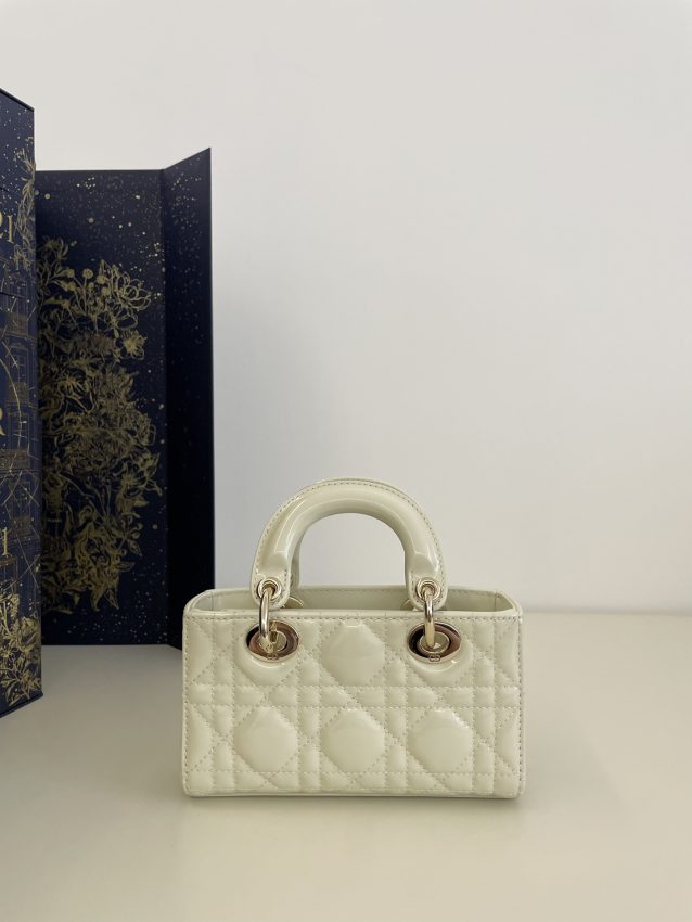 Replica Dior Lady D-Joy Mini Bag White Patent 3 Replica Dior Lady D-Joy Mini Bag White Patent - best-selling designer handbag dupe