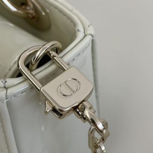 Replica Dior Lady D-Joy Mini Bag White Patent 7 Replica Dior Lady D-Joy Mini Bag White Patent - best quality luxury bag dupe