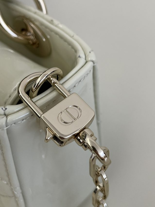 Replica Dior Lady D-Joy Mini Bag White Patent 7 Replica Dior Lady D-Joy Mini Bag White Patent - best quality luxury bag dupe