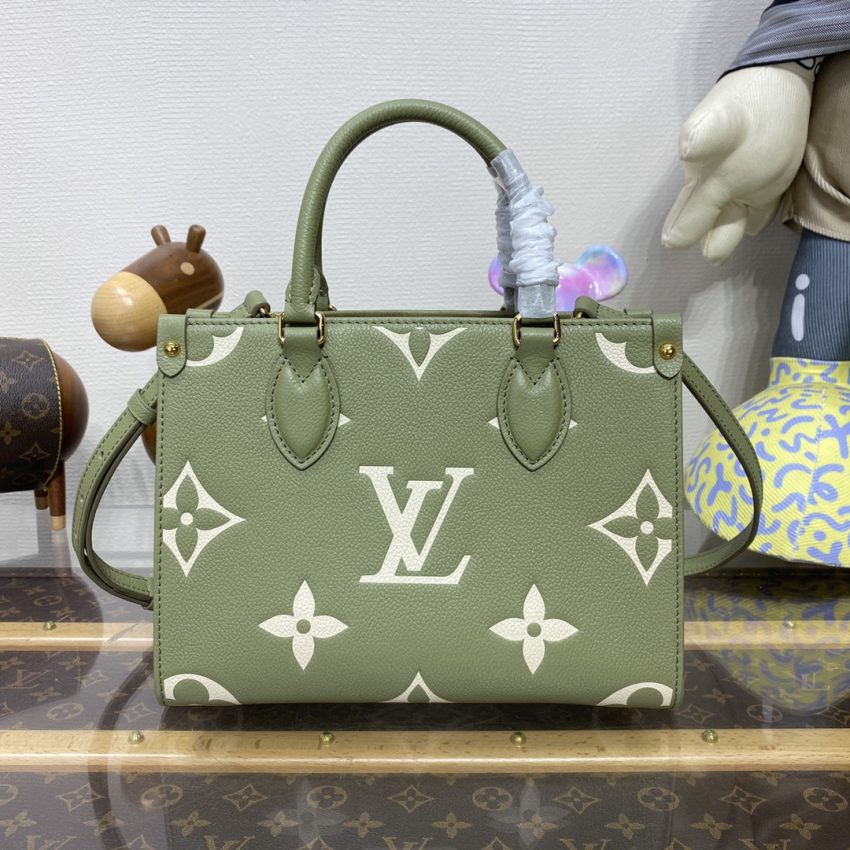 Replica LV OnTheGo PM Green 3 Replica LV OnTheGo PM Green - ultra-realistic fake designer tote