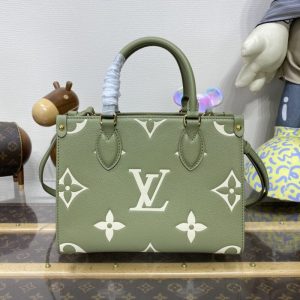 Replica LV OnTheGo PM Green 1 Replica LV OnTheGo PM Green - high-accuracy replica luxury purse