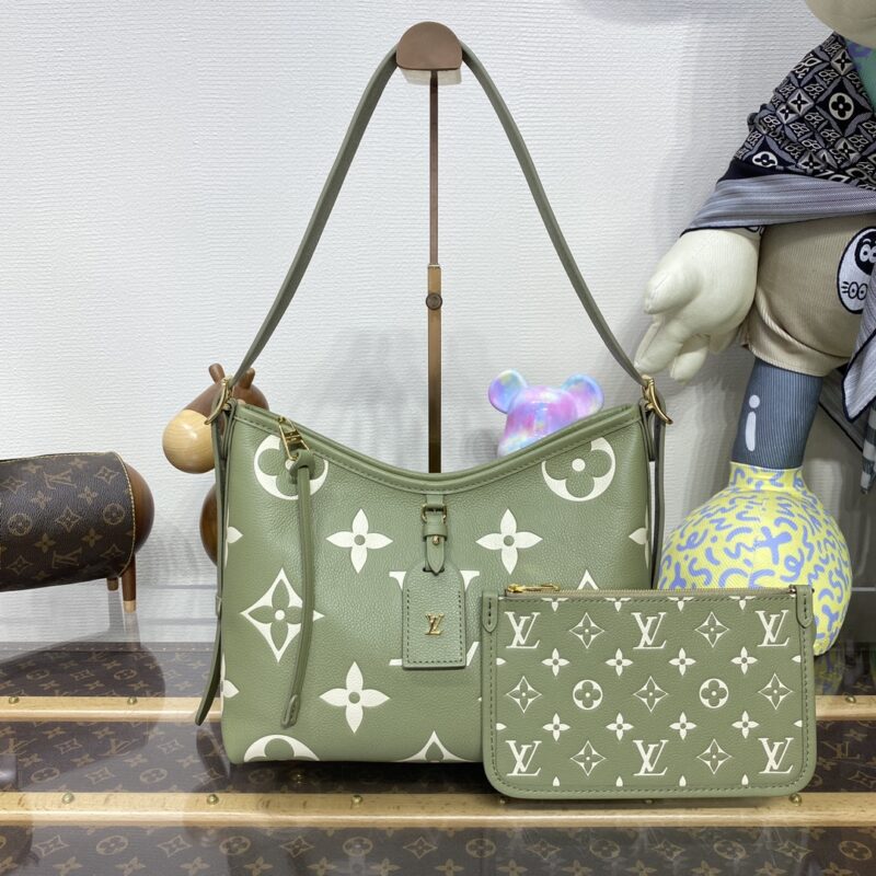 Replica Louis Vuitton Carry All Green 1 Replica Louis Vuitton Carry All Green - authentic-look luxury purse replica