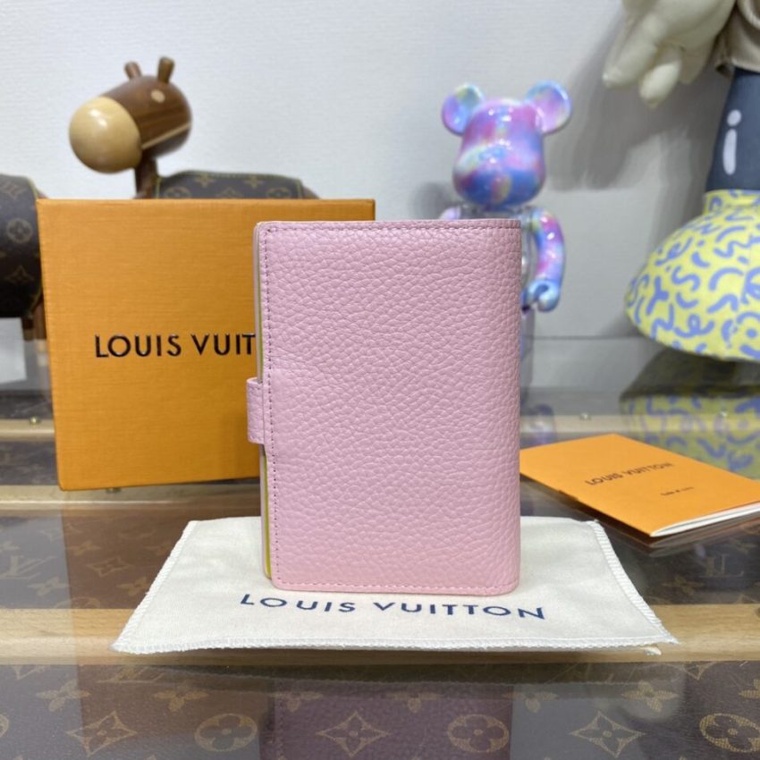 Replica Louis Vuitton Vertical Compact Wallet Pink 3 Replica Louis Vuitton Vertical Compact Wallet Pink - realistic designer-inspired fake bag