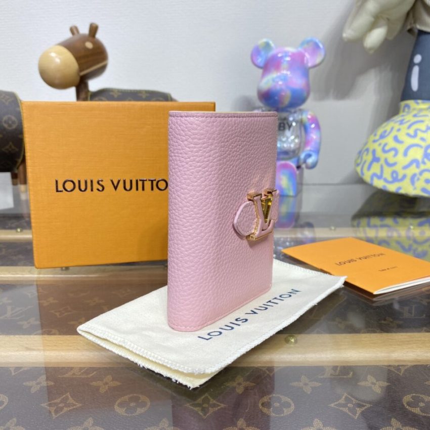Replica Louis Vuitton Vertical Compact Wallet Pink 7 Replica Louis Vuitton Vertical Compact Wallet Pink - high-accuracy replica luxury purse