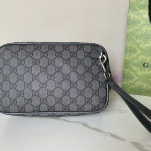 Replica Gucci Ophidia GG Clutch Grey 2 Replica Gucci Ophidia GG Clutch Grey - top-tier luxury replica shoulder bag