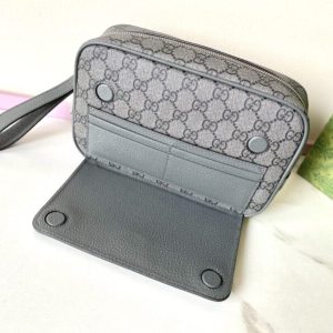 Replica Gucci Ophidia GG Clutch Grey 4 Replica Gucci Ophidia GG Clutch Grey - ultra-realistic fake designer tote