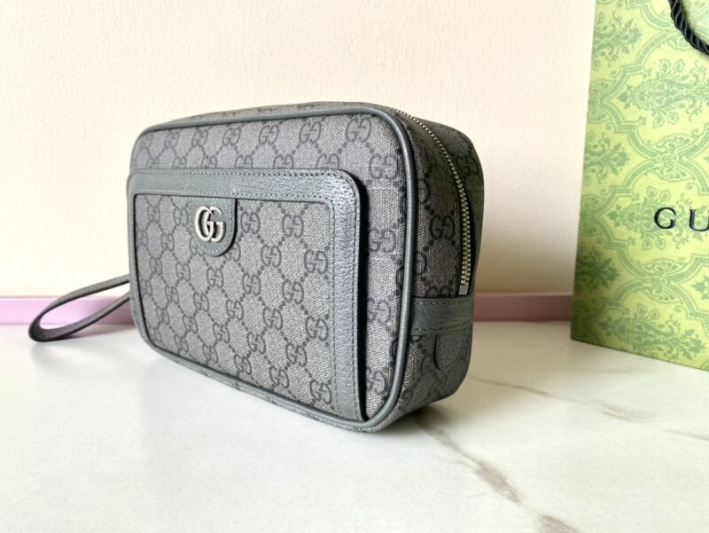 Replica Gucci Ophidia GG Clutch Grey 5 Replica Gucci Ophidia GG Clutch Grey - ultra-realistic fake designer tote