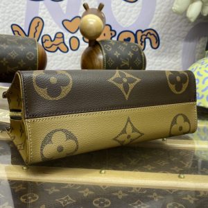Replica LV OnTheGo East West Brown 6 Replica LV OnTheGo East West Brown - high-accuracy replica luxury purse