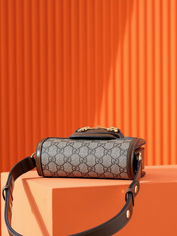 Replica Gucci Horsebit 1995 Semi-circular Canvas 4 Replica Gucci Horsebit 1995 Semi-circular Canvas - high-quality designer bag clone