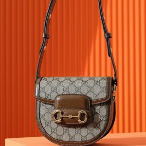 Replica Gucci Horsebit 1995 Semi-circular Canvas 7 Replica Gucci Horsebit 1995 Semi-circular Canvas - high-accuracy replica luxury purse