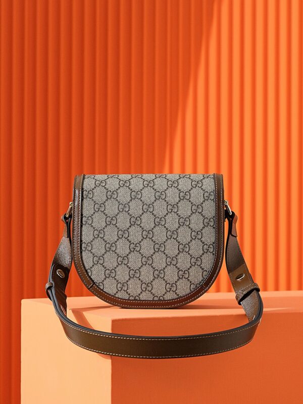 Replica Gucci Horsebit 1995 Semi-circular Canvas 10 Replica Gucci Horsebit 1995 Semi-circular Canvas - premium 1:1 fake handbag model