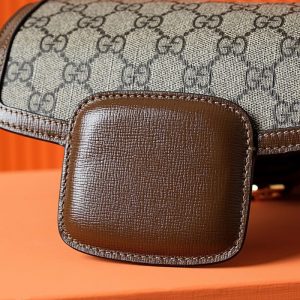 Replica Gucci Horsebit 1995 Semi-circular Canvas 11 Replica Gucci Horsebit 1995 Semi-circular Canvas - 1:1 designer replica handbag